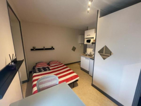 Studio agréable et lumineux